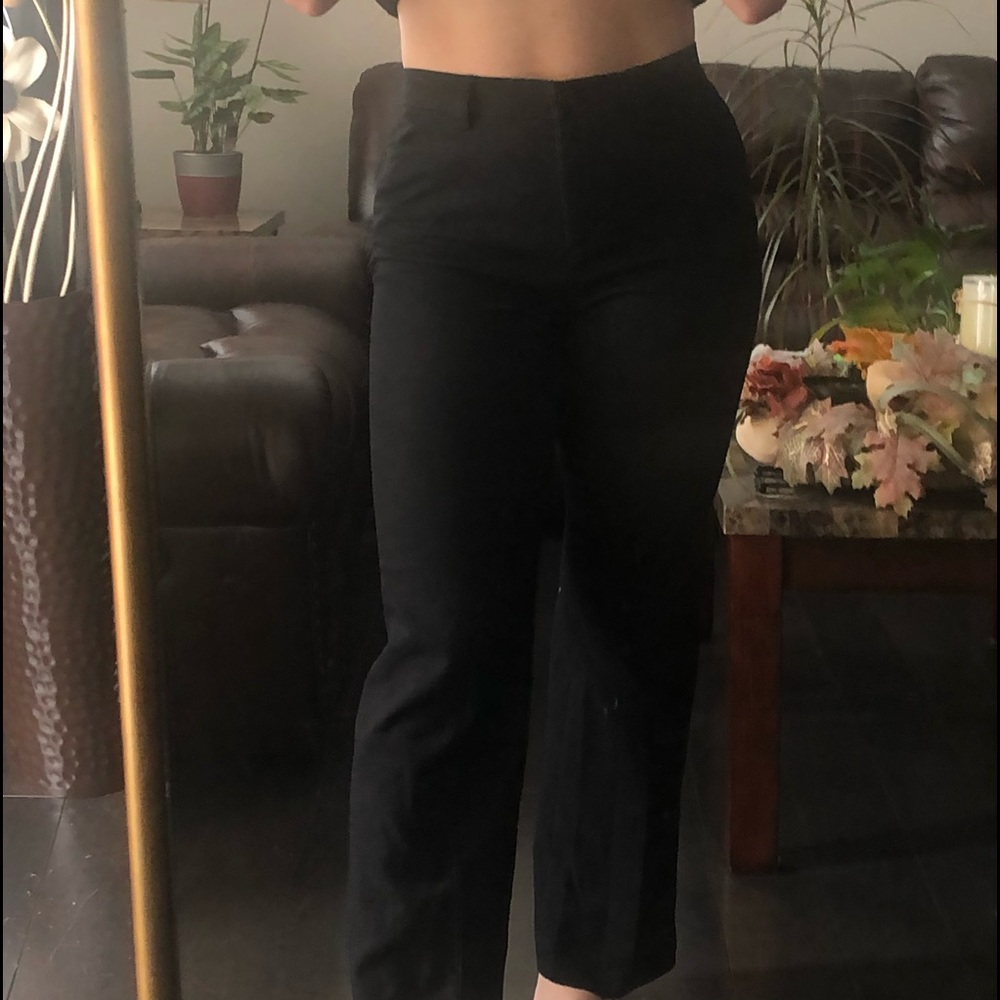 Haggar clothing black dress pants